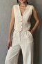 WOMEN'S Linen Vest AND TROUSER SET 7156 - 4