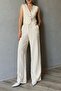 WOMEN'S Linen Vest AND TROUSER SET 7156 - 2