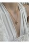 Gold Color Letter N Balloon Necklace
