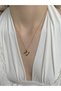 Gold Color Letter N Balloon Necklace - 2