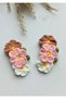 Snap-On Daisy Hairpin with 3 Objects - Niche Hair Accessory Reflects Your Hair Style Soft Colors (1 PAIR) - 8