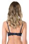 الدانتيل الوترية حمالة الصدر Underwire Bralette الأزرق الداكن - 3