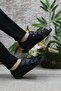 106 Black Kale Comfort Genuine Leather Men's Sandals - 5