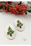 Hand Embroidered Pine Tree Niche Hair Accessory Hairpin No: 1 - 7