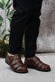 102 Tan Kale Comfort Genuine Leather Men's Sandals - 2