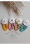 4-Piece Niche Hair Accessory Hairpin Set - Colorful Flowers Series No:5 - 5