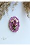 Snap Leaf Clasp - Niche Hair Accessory Reflecting Your Dark Lilac Hair Style - 4