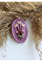 Snap Leaf Clasp - Niche Hair Accessory Reflecting Your Dark Lilac Hair Style - 2
