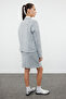 Gray Soft Textured Scarf Knitwear Bottom-Top Suit Twoaw25Au00021 - 5