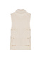 Stone Side Functional Buttoned Knitwear Sweater Twoaw25Sv00015 - 6