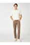 Slim Fit Trousers 5 Pockets Buttoned Textured - 2