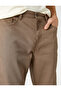 Slim Fit Trousers 5 Pockets Buttoned Textured - 5
