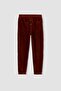 Girl's Jogger Standard Fit Velvet Sweatpants Y8799A622Wn - 4