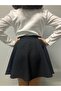 Black Mini Shorts Skirt for Children - Double - 2