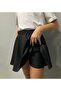 Black Mini Shorts Skirt for Children - Double