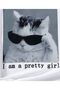 Girl's I Am Pretty Grils Printed T-shirt - 3