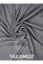 Velvet Appearance Dark Gray Island Background Curtain with Extra Strength Velvet Touch Series - 4