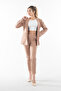 Beige Classic Collar Jacket Set -0106309 - 2