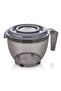 Mixer Bowl with Lid 2400 ml Mixing Bowl with Handles Whisk Bowl - Anthracite - 2