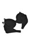 Women's Soft Covered Unsupported Stone Bra Black Diana - 2