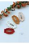 Modern Autumn Series Niche Hair Accessory Snap Clasp - 4