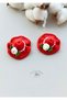 Cute Snap Hat Buckle, Handmade Niche Buckle Series of Antibacterial Threads (1 PAIR) - 2