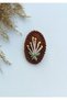 Snap Leaf Hairpin - Light Brown - Niche Hair Accessory Reflecting Your Hair Style - 6
