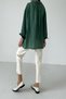 Women's Tensel Fabric Oversize Shirt - 5