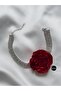 Design Straz Stone Choker Rose Necklace - 2