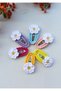 Wonderful Colors 6-Piece Niche Hair Accessory Series Snap Clasp No:2 - 6