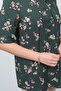 Cotton Crunchy Floral Woven Wide Cut Large Size Shirt - 2