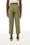 Women's - Solid Color Elastic Waist Trousers - 2