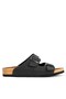 Unisex Black Lens Nubuck Slippers Sa11Se010 - 5
