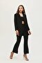 Crop Trousers Jacket Triple Set Black0106308 - 4