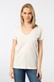 Milano Basic T-Shirt Deep V-Neck, 100% Cotton - 2