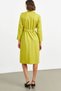 Green Multi-Pocket Belted Midi Dress - 5