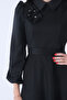 Flared Dress with Belt Ties Black4593260 - 8