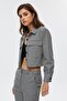 Crow's Feet Crop Shirt with Pocket Cover - 4