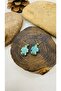 Handmade Ceramic Turtle Figure Women Earrings - 2