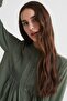 Women's Green Ribbed Shirt - 5