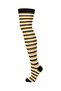 Women's Thin Hoop Cotton Above-Knee Socks - Patterned Socks - 3