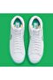 Women's White-Green Blazer Mid'77 Sneakers Cz - 4