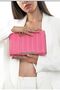 Women's Pink Magnetic Hand and Shoulder Bag - 3