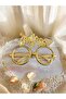 Glasses Bride to Be Model Without Glass Gold - 4