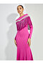 Embellished Long Sleeves Mermaid Maxi Dress with Tassels - 2