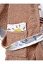 Boy's Hooded Bathrobe Patterned Long Sleeve 1-4 Years - 5