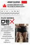 Sports Knee Brace Knee Sleeve + 8 Loop Lifting Straps Weightlifting Strap Set of 2 - 2