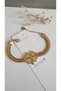 Steel Necklace Women's Bracelet Clover Necklace 316L Steel Color Throwable Guaranteed Antiallergic 16cm - 5