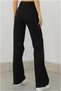 Stradus Women's Non-Fading Black Super High Waist Wide Leg Comfort Lycra Palazzo Jeans - 4