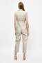 Stone Shirt Collar Sleeveless Gabardine Woven Jumpsuit TWOSS21TU0233 - 9